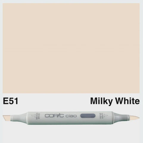 CIAO E51 MILKY WHITE