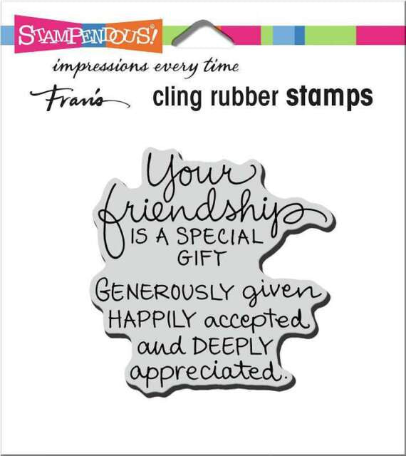 STA CLING YOUR FRIENDSHIP STAMP