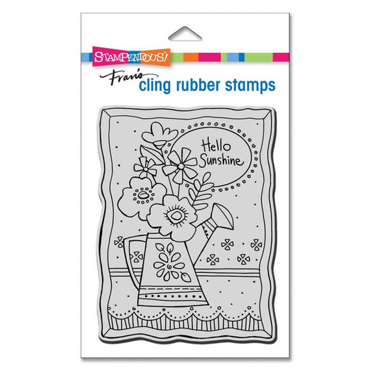 STA CLING SUNSHINE SAMPLER STAMP