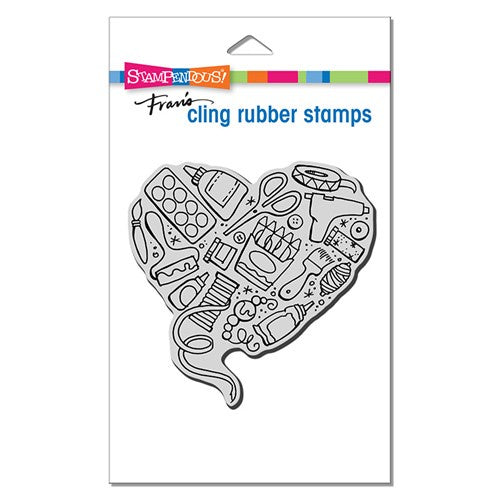 STA CLING LOVE TO CRAFT STAMP