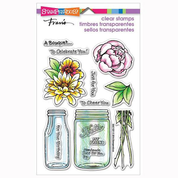 STA CLEAR BOUQUET FOR YOU STAMP SET
