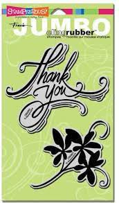 STA CLING JUMBO THANK YOU STAMP SET