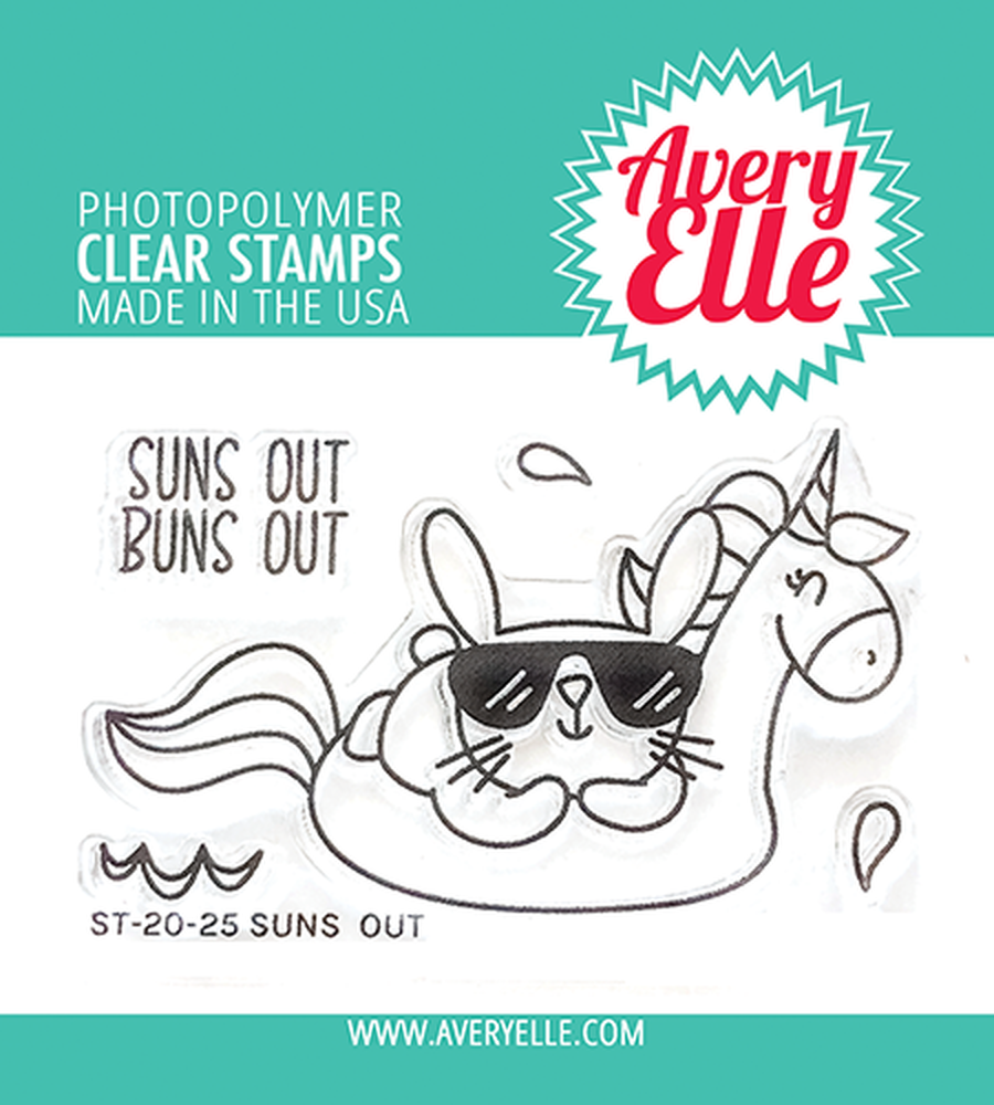AE CLEAR SUNS OUT STAMP SET