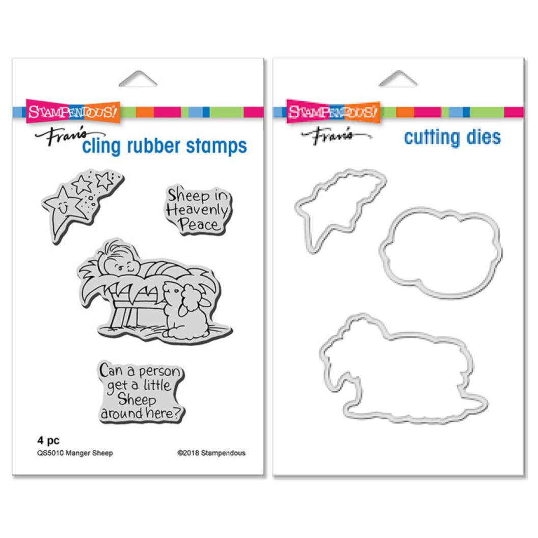 STA HEAVENLY KIDDO CLING STAMP AND DIE SET