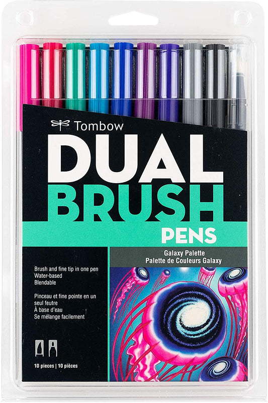 TOMBOW DUAL BRUSH PEN SET GALAXY