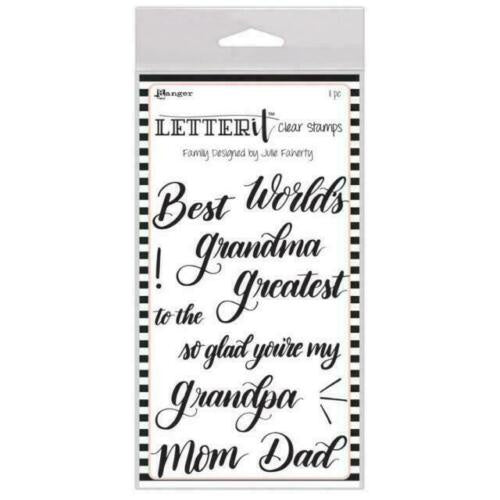 LETTER IT CLEAR FAMILY STAMP SET