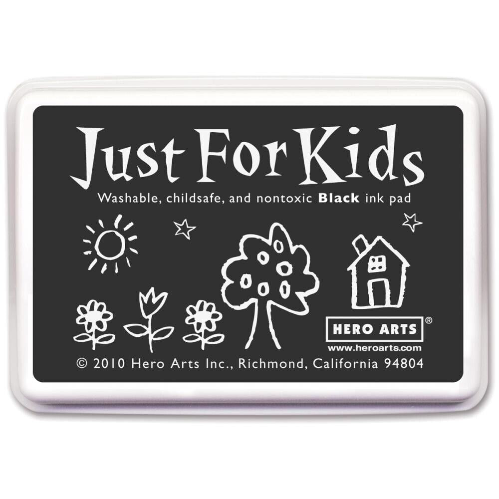 H A JUST FOR KIDS INK PAD WASHABLE BLACK