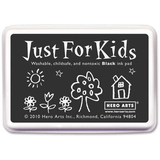 H A JUST FOR KIDS INK PAD WASHABLE BLACK