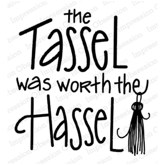 IO TASSEL HASSEL WOOD STAMP