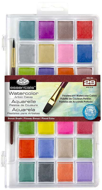 ROYAL PEARLESCENT WATERCOLOR PAN SET
