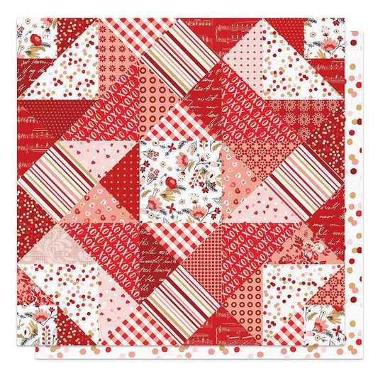 PHOTOPLAY QUILT FROM CUPID 12X12 PAPER