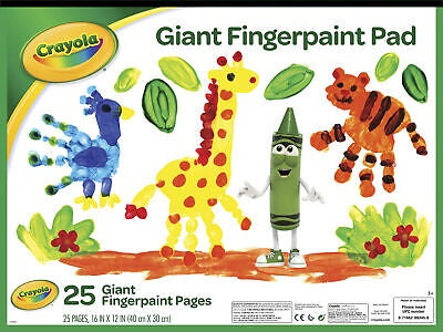 CRAYOLA GIANT FINGERPAINT PAD 12x16