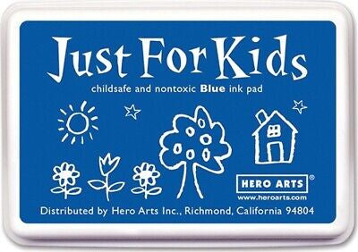 H A JUST FOR KIDS INK PAD WASHABLE BLUE