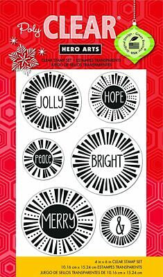 H A CLEAR MESSAGE BURSTS STAMP SET