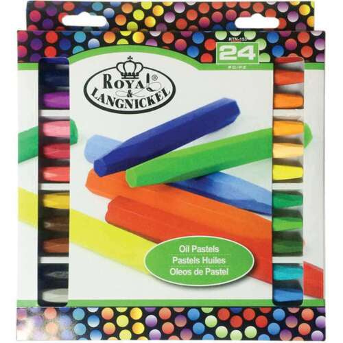 ROYAL OIL PASTEL SET 24PC