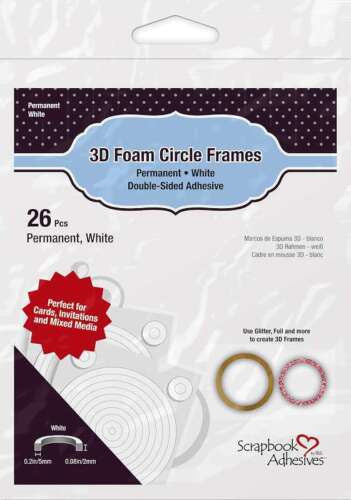 3L 3D FOAM CIRCLE FRAMES 26 PCS