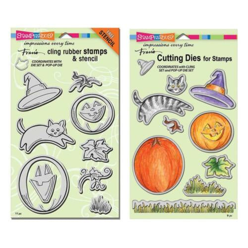 STA CREATE FALL STAMP AND DIE SET