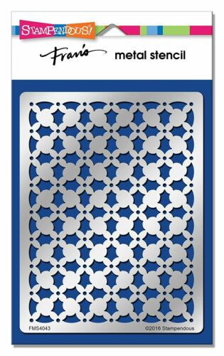 STA HOLLY PATTERN METAL STENCIL