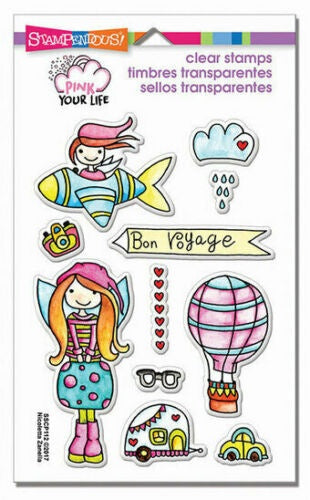 STA CLEAR TRAVEL STAMP SET