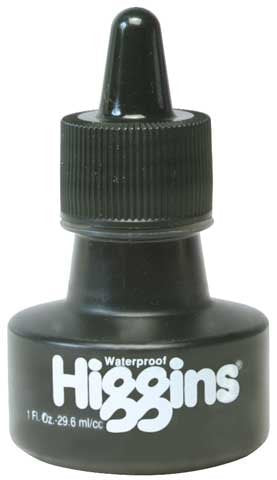 HIGGINS NON-WATERPROOF INK 1 OZ