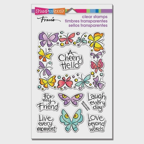 STA CLEAR WINGED FRAME STAMP SET