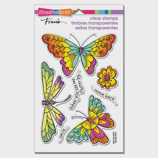 STA MYSTIC WINGS CLEAR STAMP SET