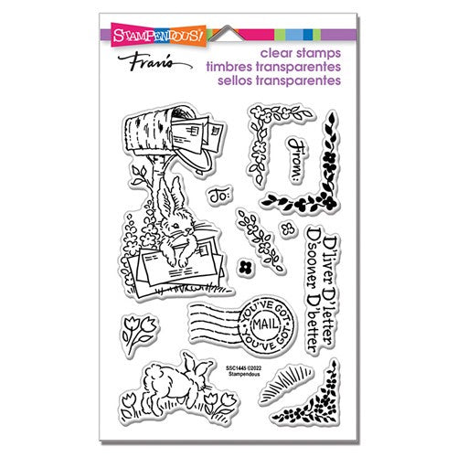 STA CLEAR MAILBOX BUNNY STAMP SET