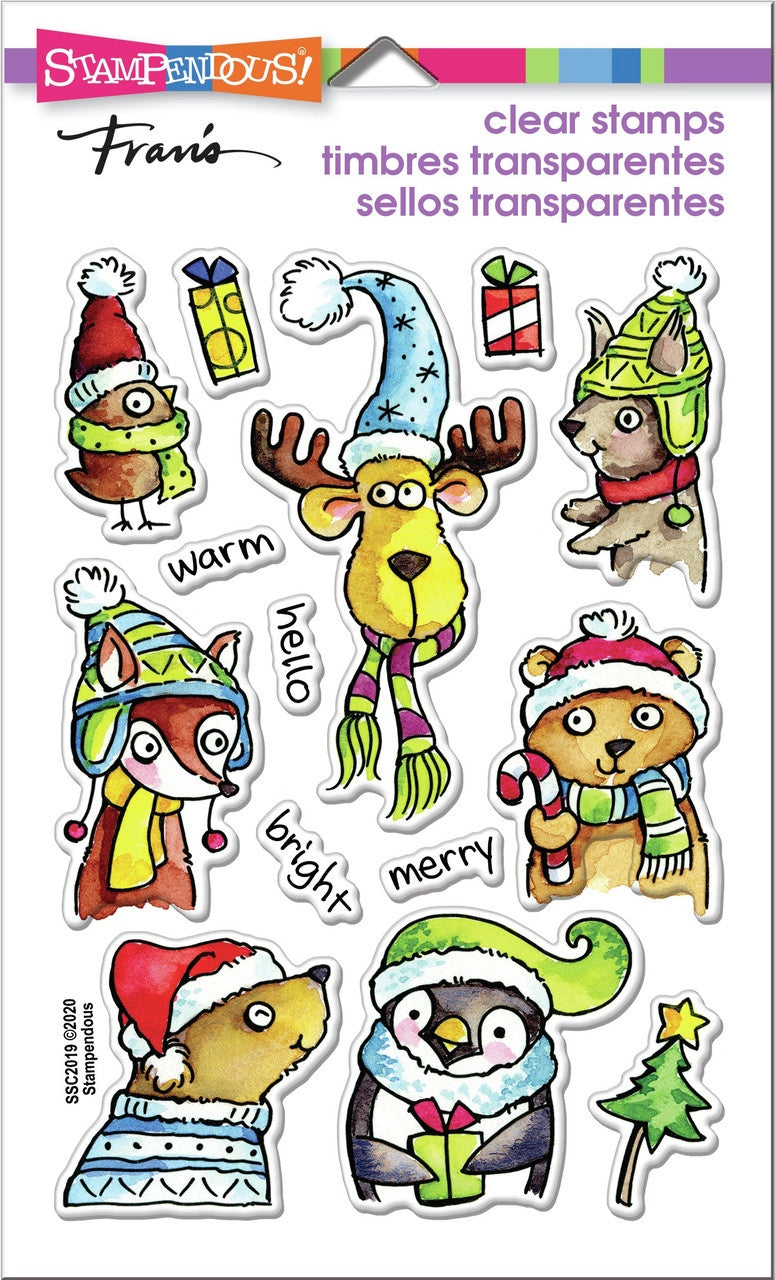 STA CLEAR WINTER PALS STAMP SET